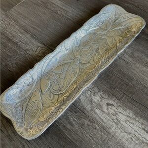 Arthur Court aluminum fish serving platter